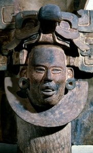 Temetési urna a 77. sírból, Monte Alban, Kr.u. 100-200 (kerámia)